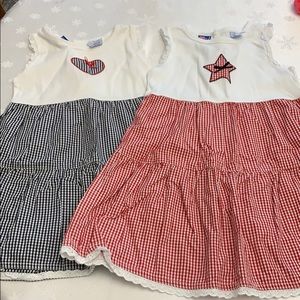 Sister set 4th of July dresses